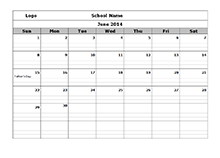 July 2020 Through June 2021 Calendar