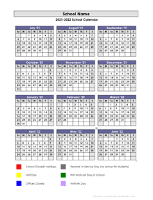 Fau 2022 Academic Calendar School Calendar 2021 - 2022 -2022 & Academic Calendar Templates