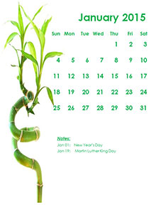 calendar free 2015