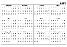 Work Calendar 2015 Template from www.calendarlabs.com