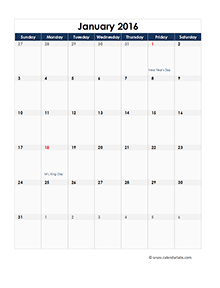 2016 excel monthly calendar portrait 06