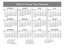 Fiscal Calendar - Download & Print Fiscal Year Calendar Templates