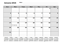 Printable Calendar 2016 Template from www.calendarlabs.com