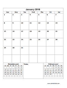 2016 blank calendar templates download free printable 2016 blank