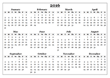 Free Photo Calendar Template 2016 from www.calendarlabs.com