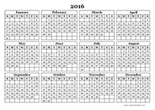 2016 Template Calendar from www.calendarlabs.com