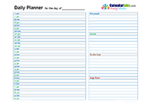 Day planner for family