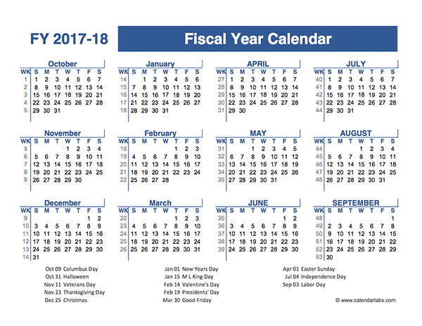 2017-2018 Fiscal Planner US