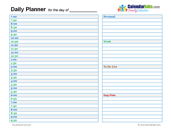 elkaar mosterd borstel 2017 Family Day Planner - Free Printable Templates