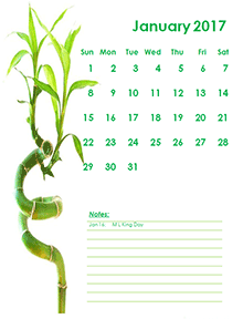 2o17 calendar