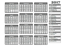 2017 monthly calendar for mac 2017 monthly calendar for mac