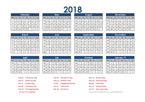 4 5 4 retail calendar 2021 2018 Accounting Calendar 4 5 4 Free Printable Templates 4 5 4 retail calendar 2021