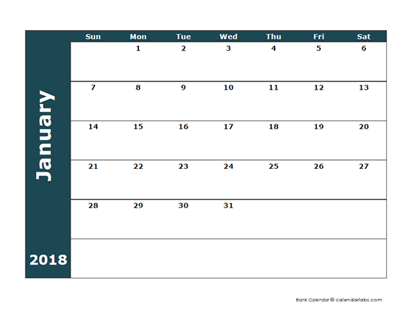 blank 3 month calendar