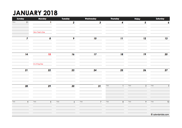 2018-calendar-printable-blank-calendar