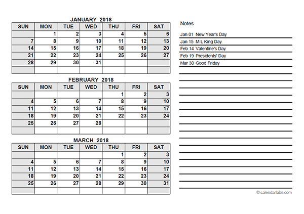 Monthly Calendar By Quarter : Quarterly calendar pdf free printable templates Monthly Calendar By Quarter : Quarterly calendar pdf free printable templates