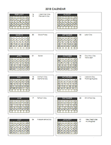 18 Accounting Calendar Templates Download Free Accounting Calendars