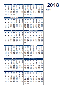 2018 blank calendar templates download free printable 2018 blank calendar page template