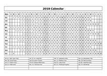 Business Calendar Template