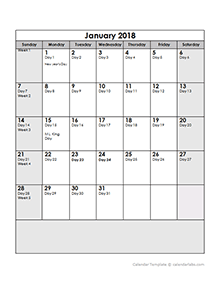 january 2018 calendar portrait january 2018 calendar portrait