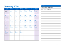 2018 Julian Calendar - Download FREE Julian Date Calendar