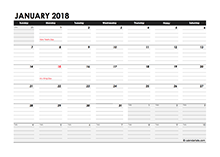 2018-Excel-Calendar-Template---Download-FREE-Printable-...