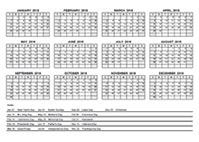 Free Printable 2018 Indian Calendar Templates with Holidays