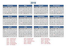 18 Accounting Calendar Templates Download Free Accounting Calendars