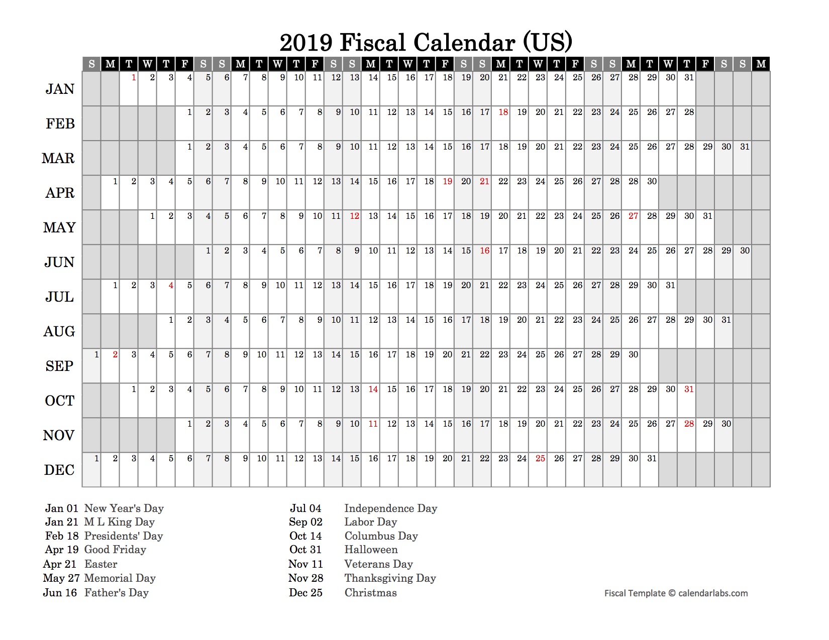 fiscal-calendars-2019-free-printable-excel-templates