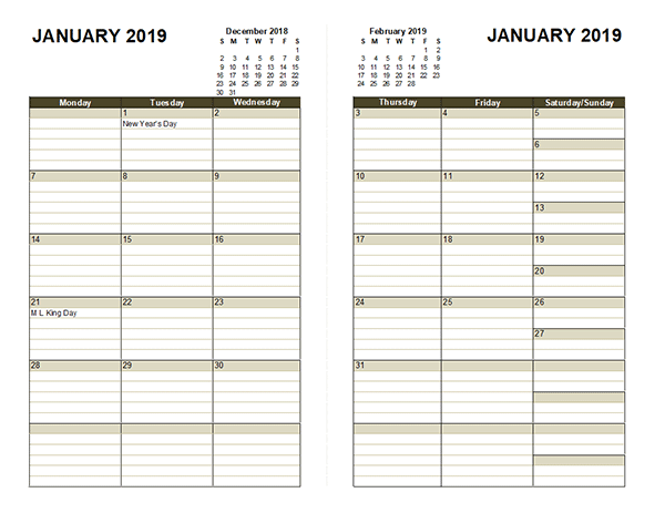 Diary Pages Template from www.calendarlabs.com