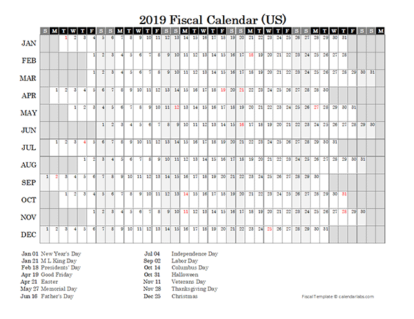 2019-fiscal-calendar-usa-free-printable-templates