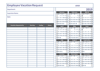 Holiday Chart Template