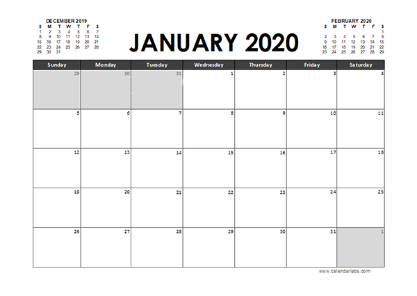 2020 Excel Calendar Planner Pakistan