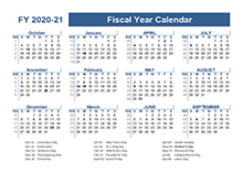 2020-2021 Fiscal Planner US