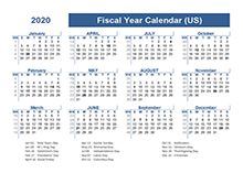 2020 Fiscal Planner USA