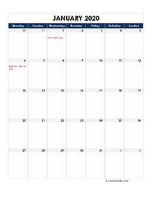 Germany calendar 2020 Public holidays