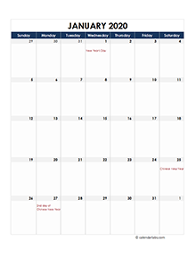 Malaysia calendar 2020 Public holidays