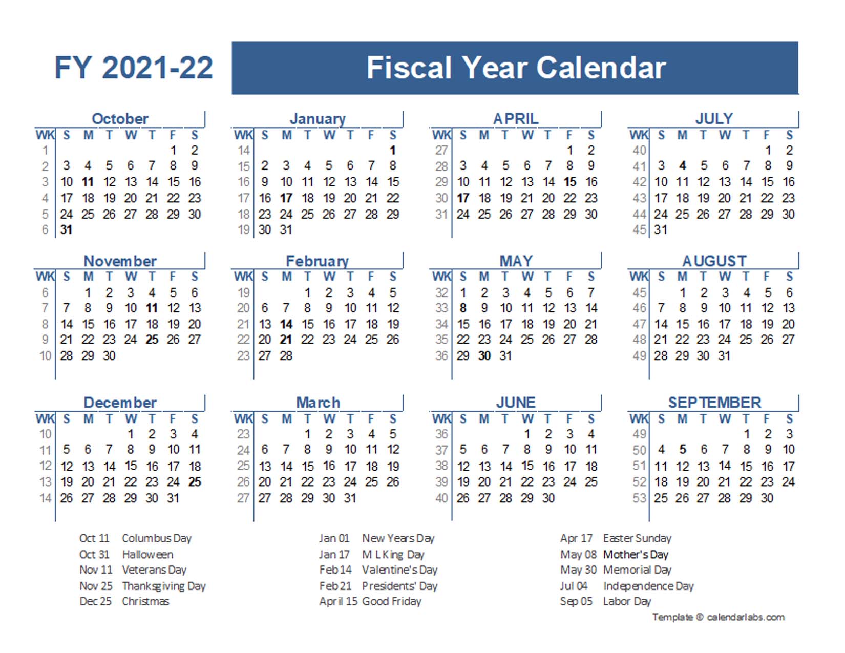 calendar 2022 january with holidays