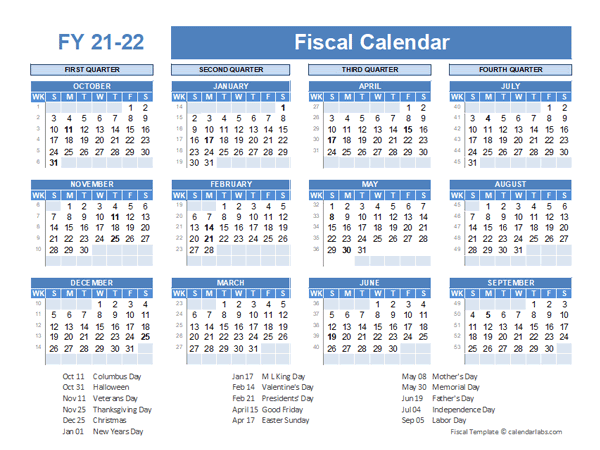 Fiscal Planner Template 2021