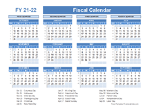 Fiscal Planner Template 2021