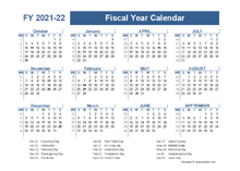 yearly calendar 2021 22 Printable 2021 Fiscal Year Calendar Template Calendarlabs yearly calendar 2021 22