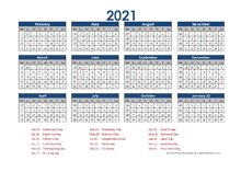 2021 Accounting Calendar 4-5-4