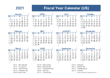 2021 Fiscal Planner USA