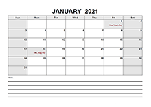 2021 Printable Calendar Pdf Free Printable Templates