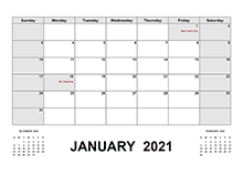 2021 calendar with holidays pdf