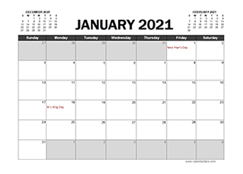 Printable Pdf Free Printable 2021 Calendar With Holidays