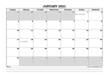 Featured image of post January 2021 Calendar Template Excel : Our calendars are currently in pdf and image (jpg) formats.