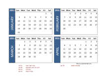 2021 Four Month Calendar with Germany Holidays