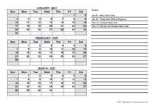 2021 Malaysia Quarterly Calendar with Holidays