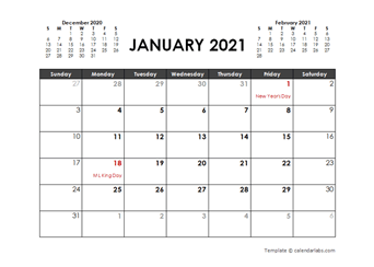 Featured image of post Printable Blank Calendar 2021 Monthly Calendar Template Word - Free shipping on qualified orders.