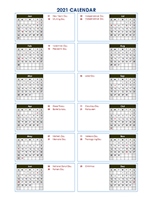 Printable 2021 Word Calendar Templates Calendarlabs